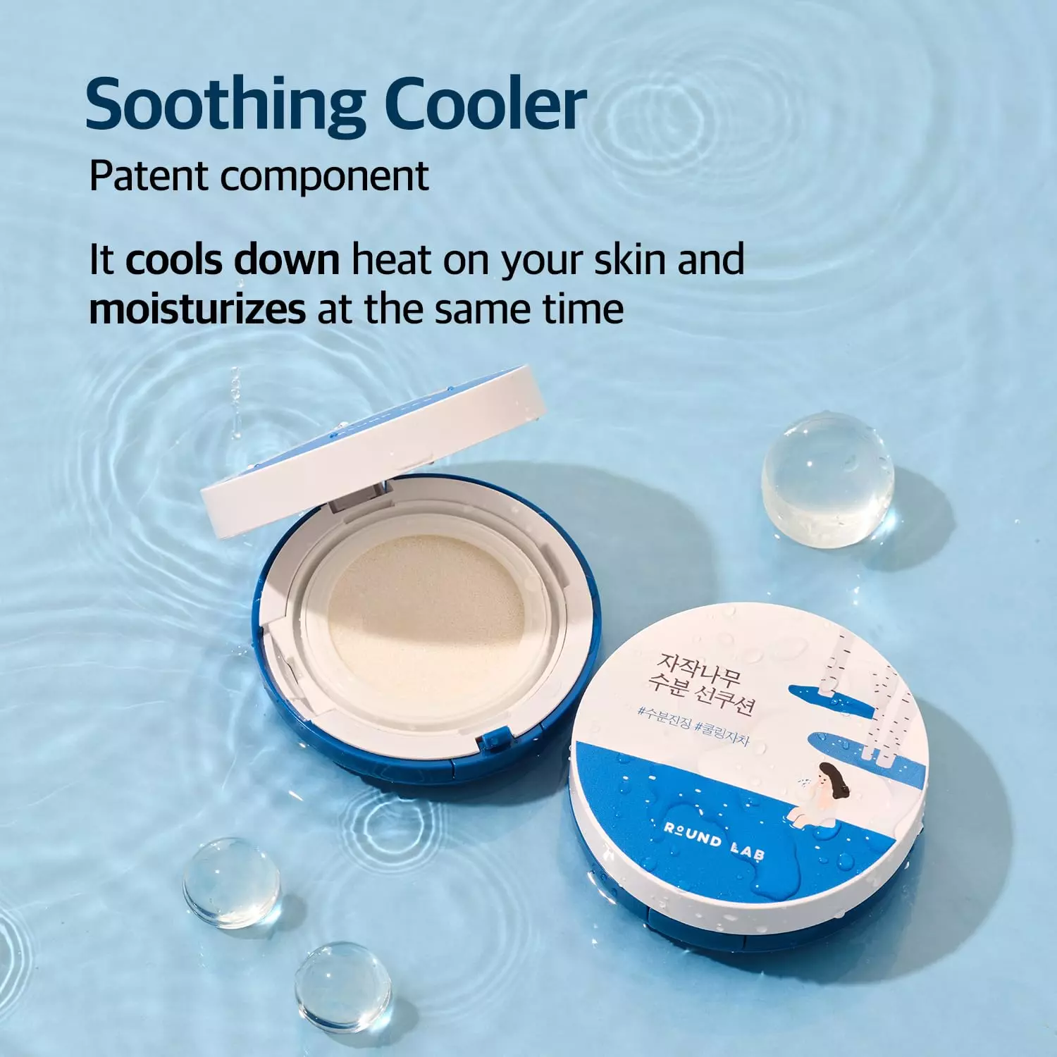 Round Lab Birch Juice Moisturizing Sun Cushion (15g)