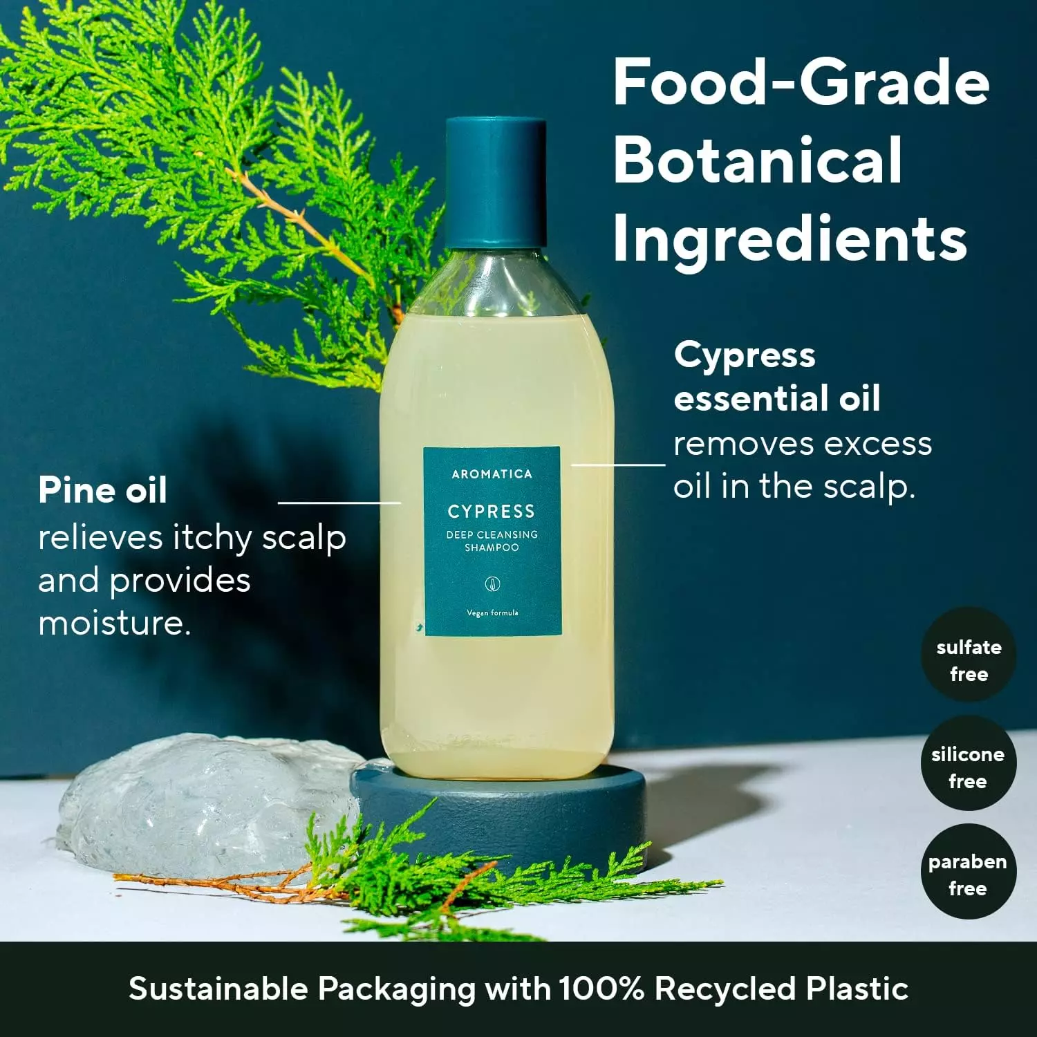 Aromatica Cypress Deep Cleansing Shampoo (400ml)