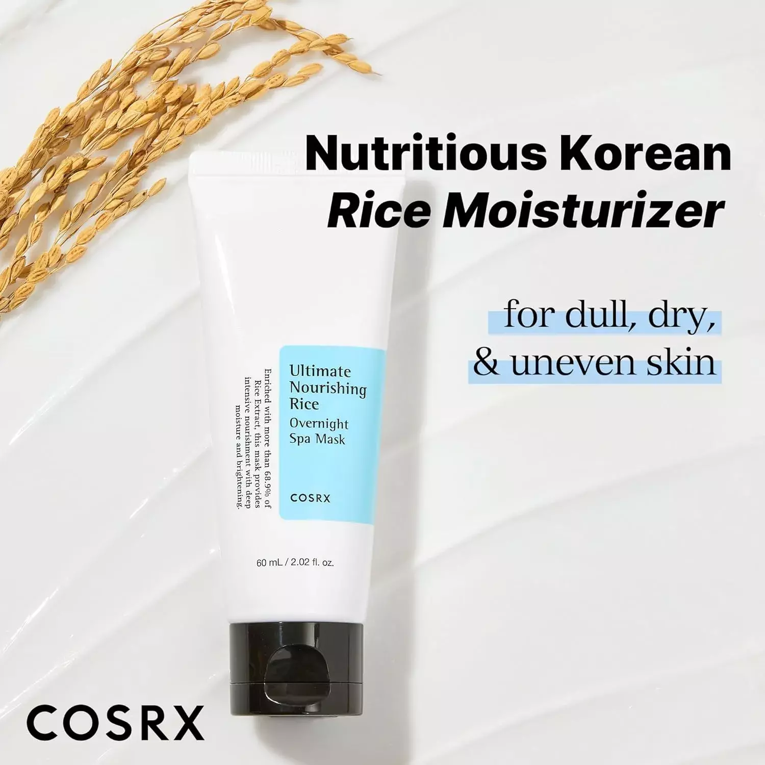 Cosrx Ultimate Nourishing Rice Overnight Spa Mask (60ml)