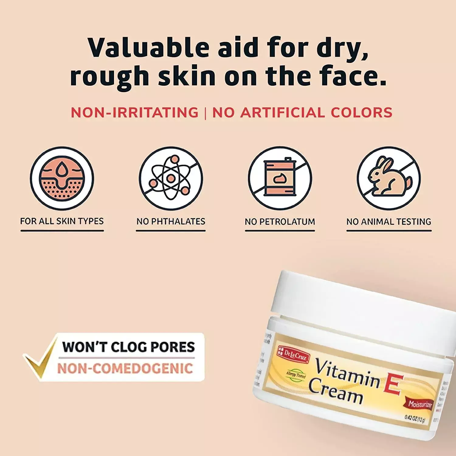 De La Cruz Vitamin E Cream 12g