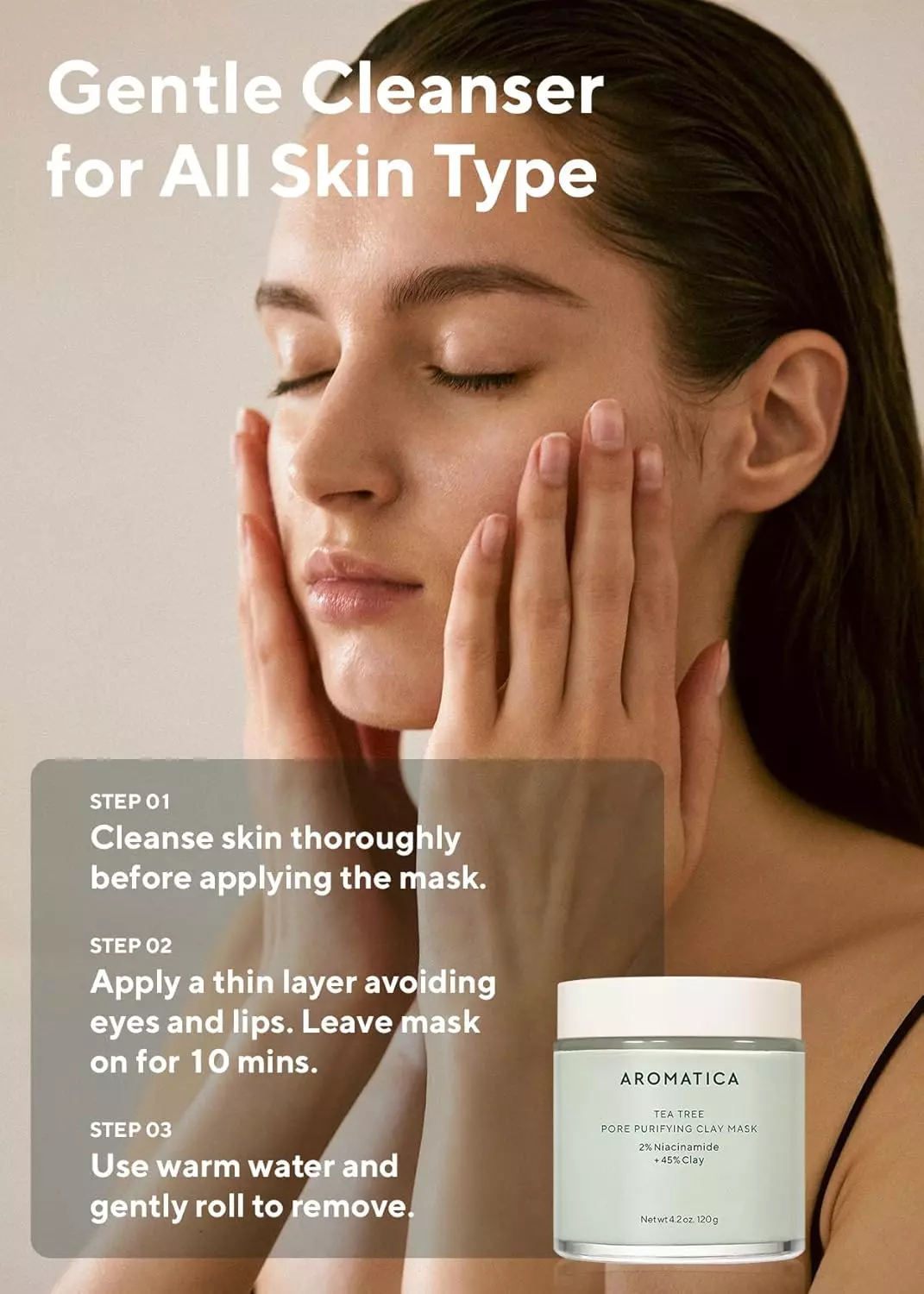 Aromatica Tea Tree Pore Purifying Clay Mask (120g)