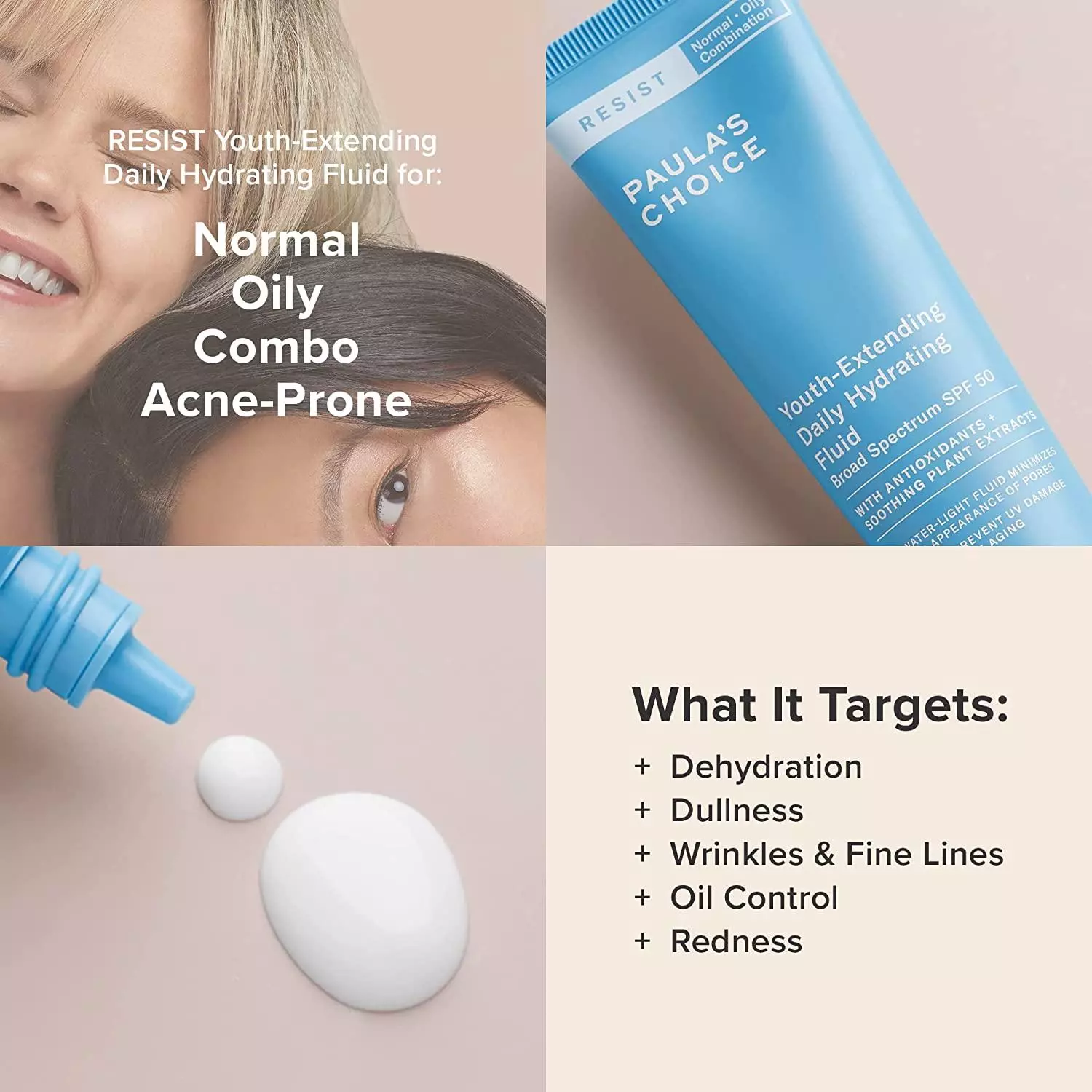 Paulas Choice Resist Youth-Extending Daily Hydrating Fluid SPF 50