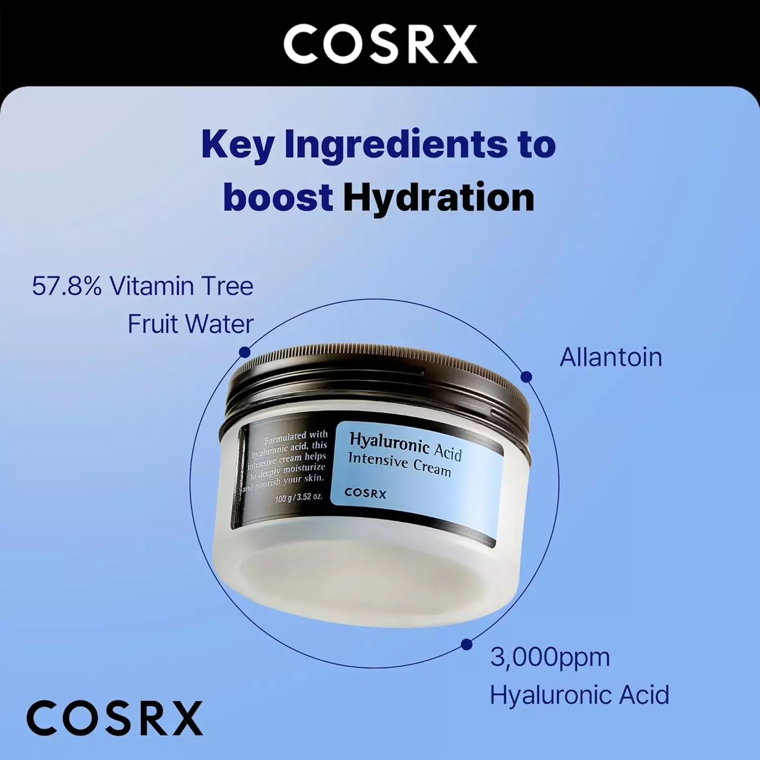 Cosrx Hyaluronic Acid Intensive Cream (100g)