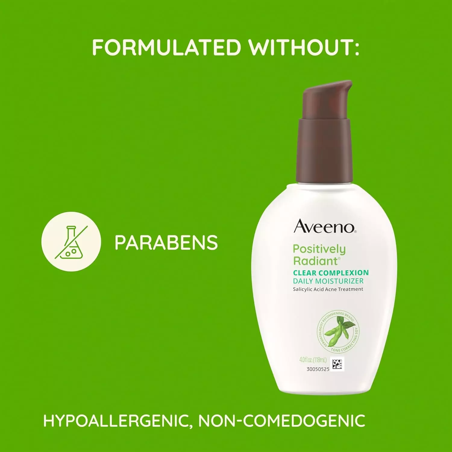 Aveeno Positively Radiant Clear Complexion Daily Acne Facial Moisturizer (118ml)