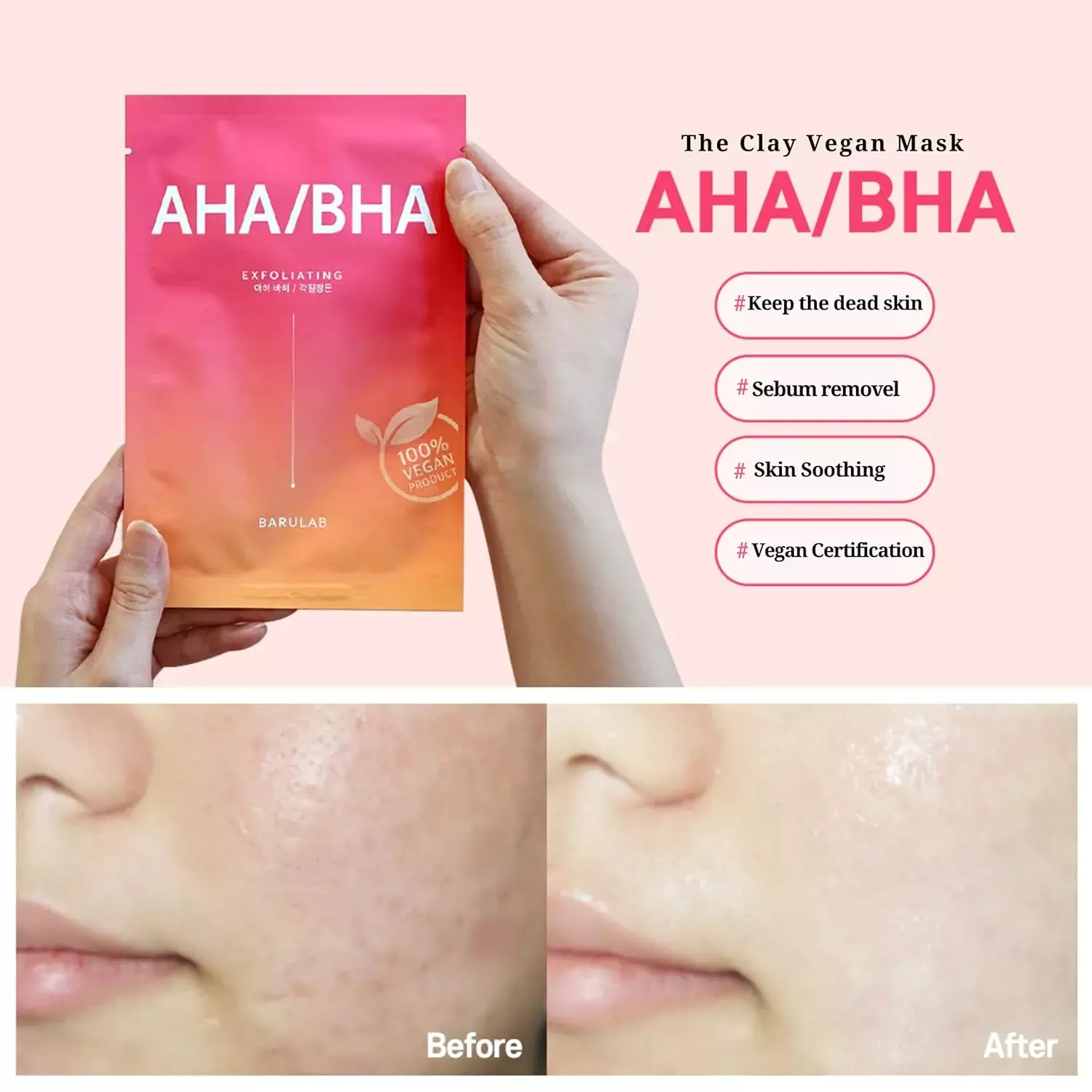 Barulab The Clean Vegan Mask - AHA/BHA (23g)