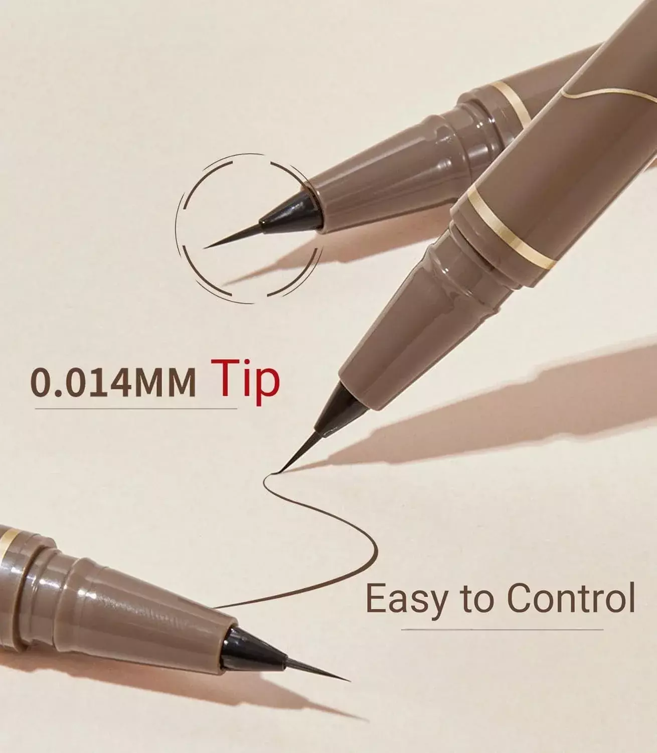 Gecomo Liquid Eyeliner Pen - #1 Black (1ml)