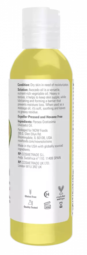 Now Foods Avocado Oil 118 ml