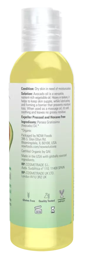 Now Foods Avocado Oil (118ml)