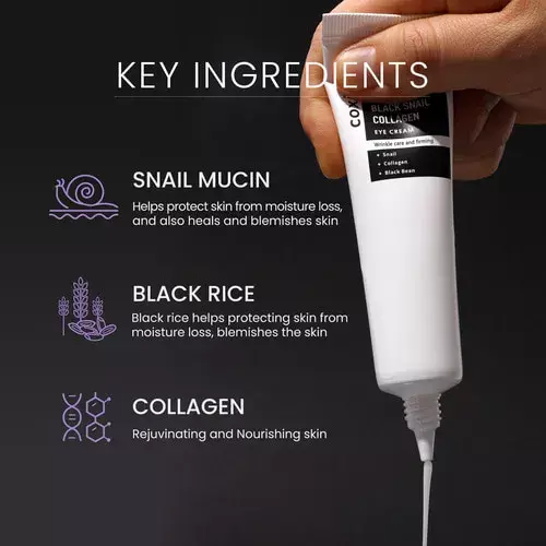 Coxir Black Snail Collagen All In One Eye Cream 30ml