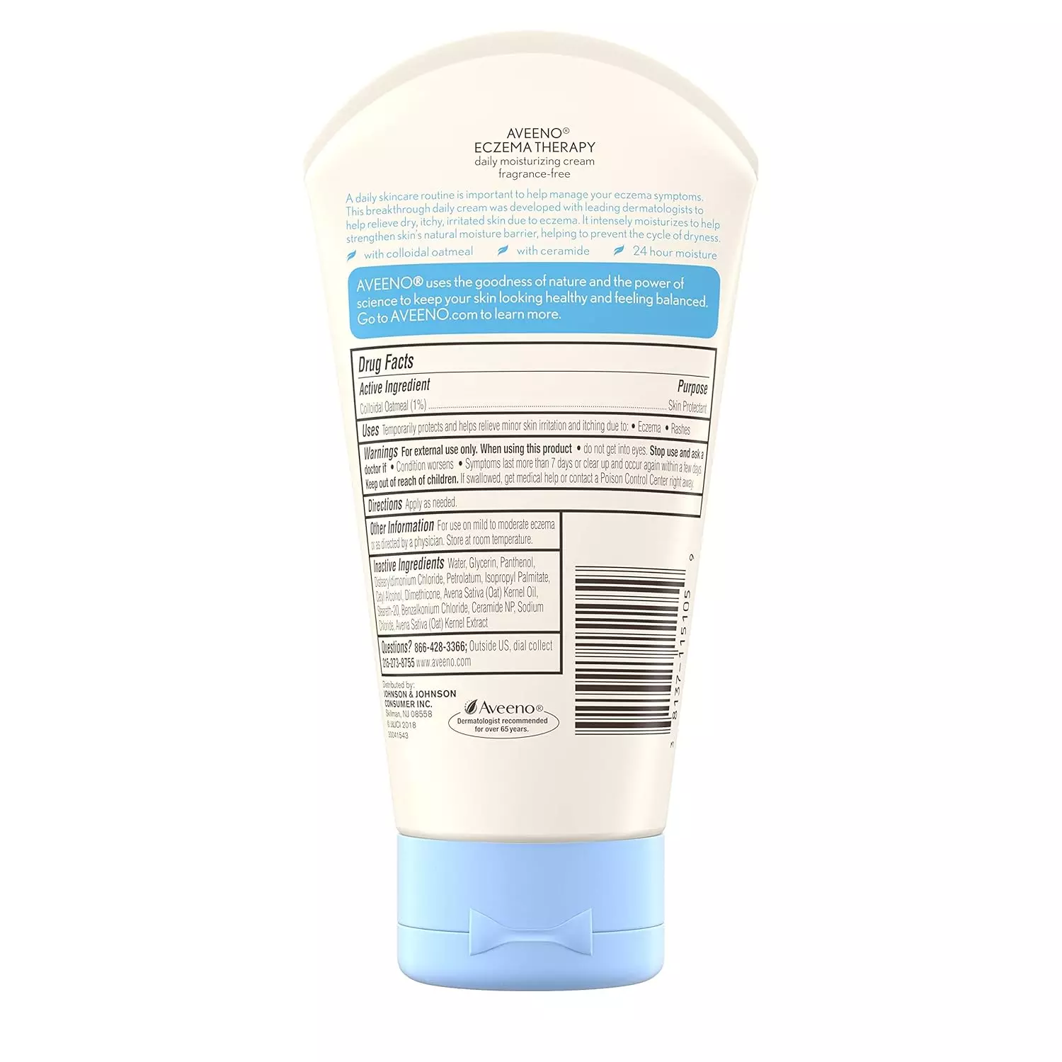 Aveeno Eczema Therapy Daily Moisturizing Cream (141g)