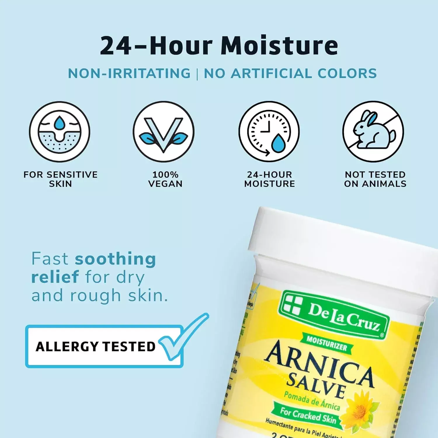 De La Cruz Arnica Salve for Cracked Skin 56g