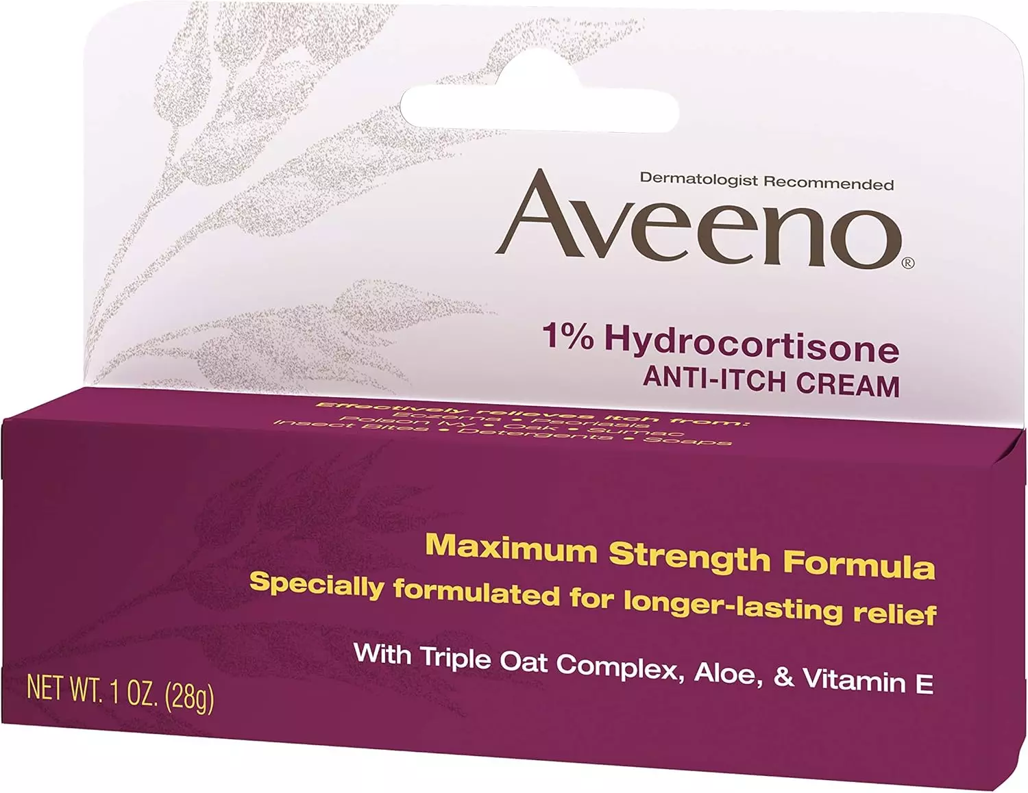 Aveeno 1% Hydrocortisone Anti-Itch Cream (28g)