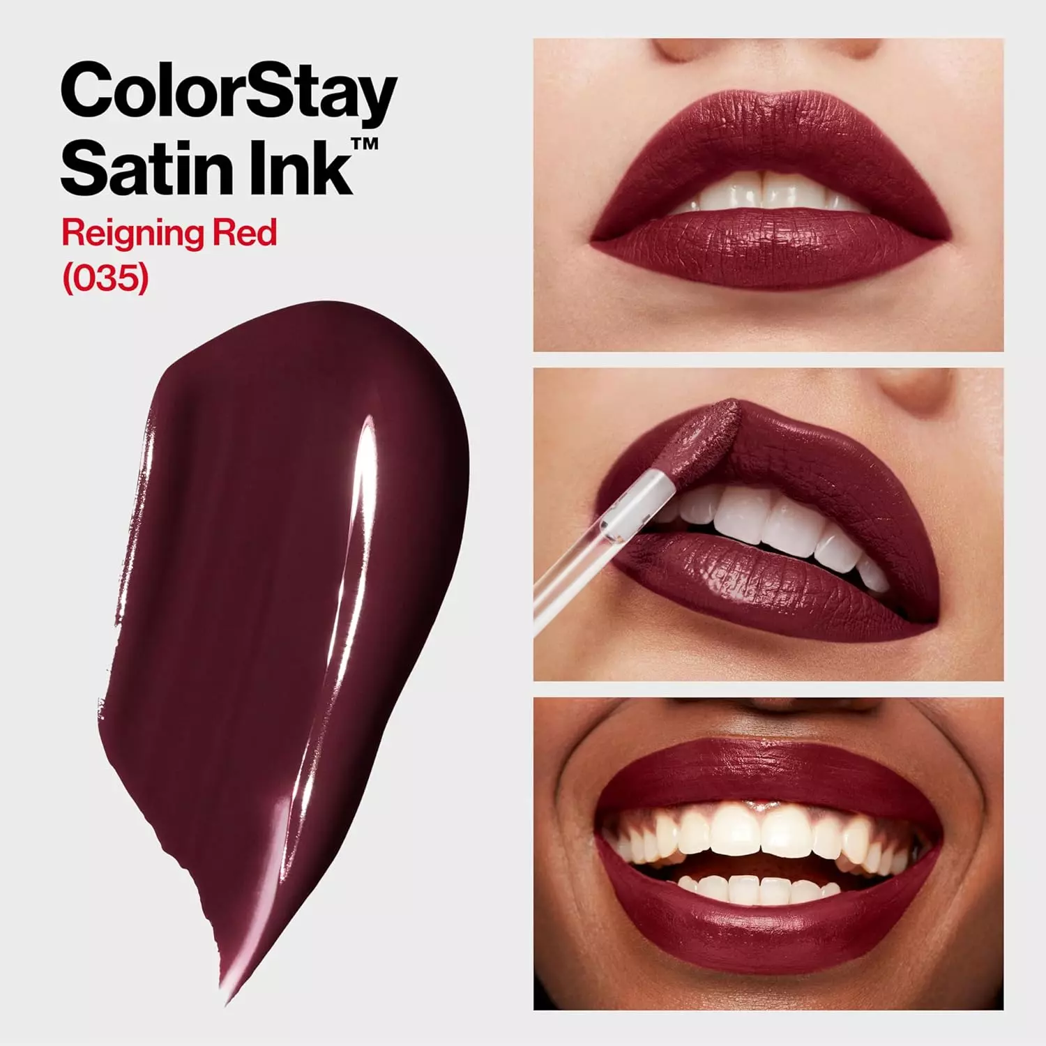Revlon ColorStay Satin Ink - 035 Reigning Red (5ml)