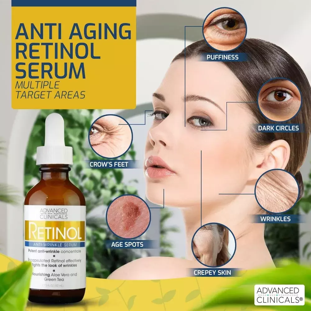 Advanced Clinicals Retinol Anti-wrinkle Serum