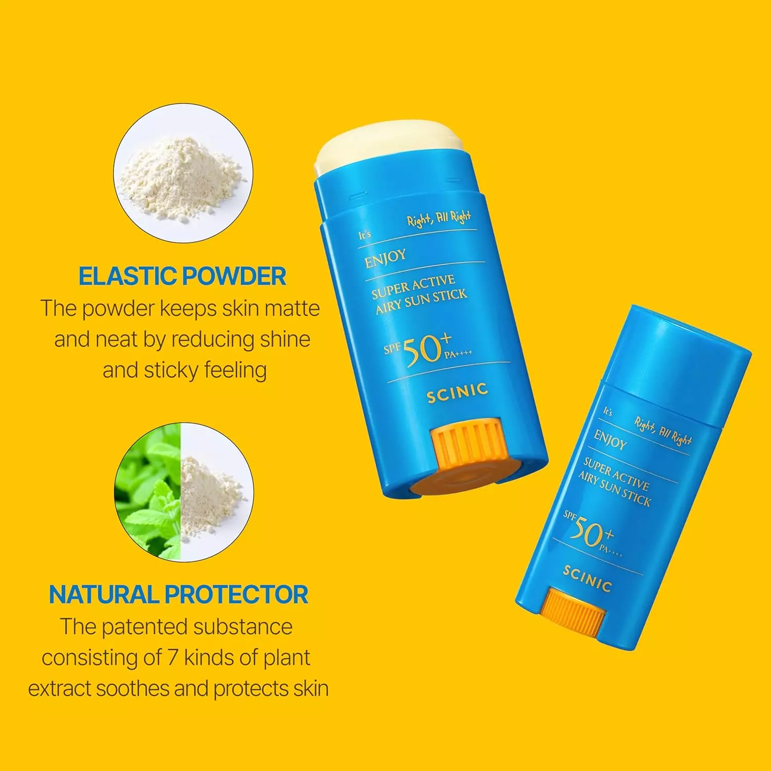 Scinic Enjoy Super Active Airy Sun Stick SPF50+ PA++++ (15g)