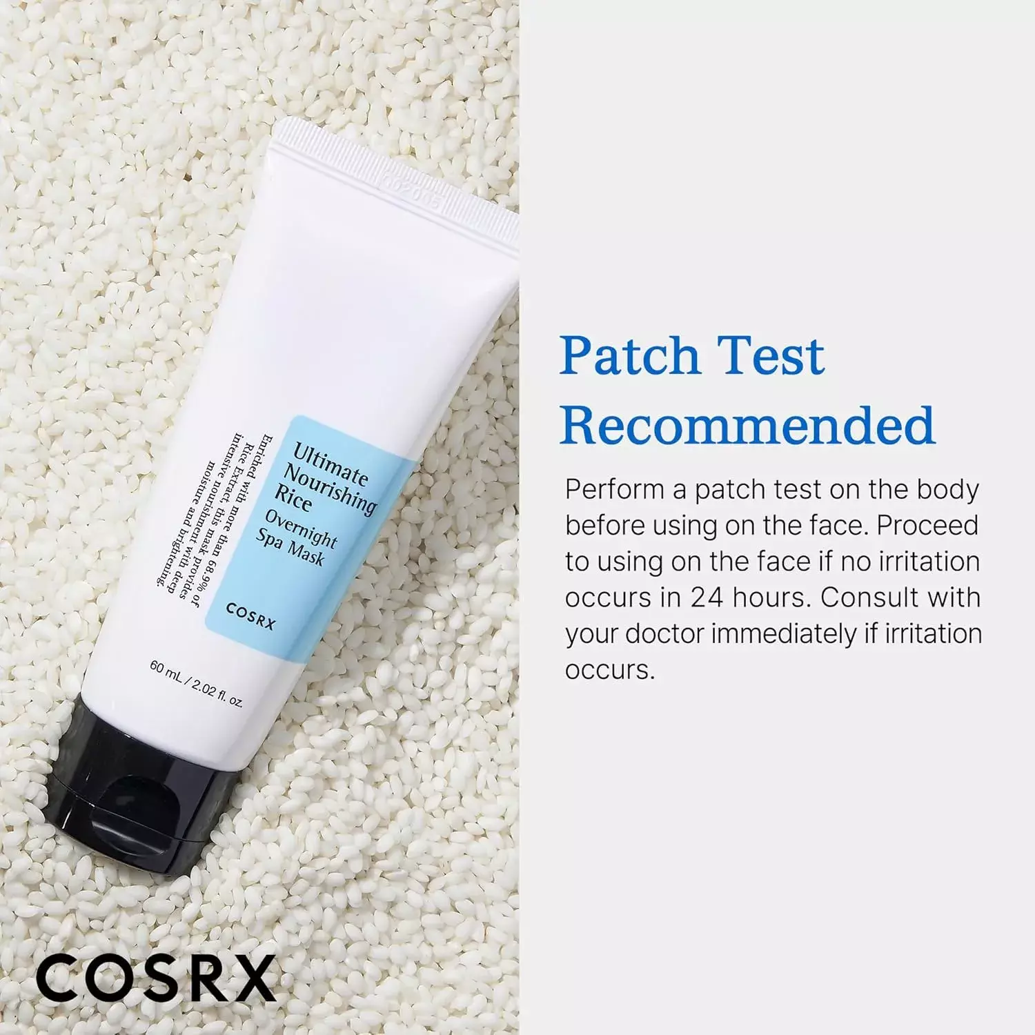 Cosrx Ultimate Nourishing Rice Overnight Spa Mask (60ml)