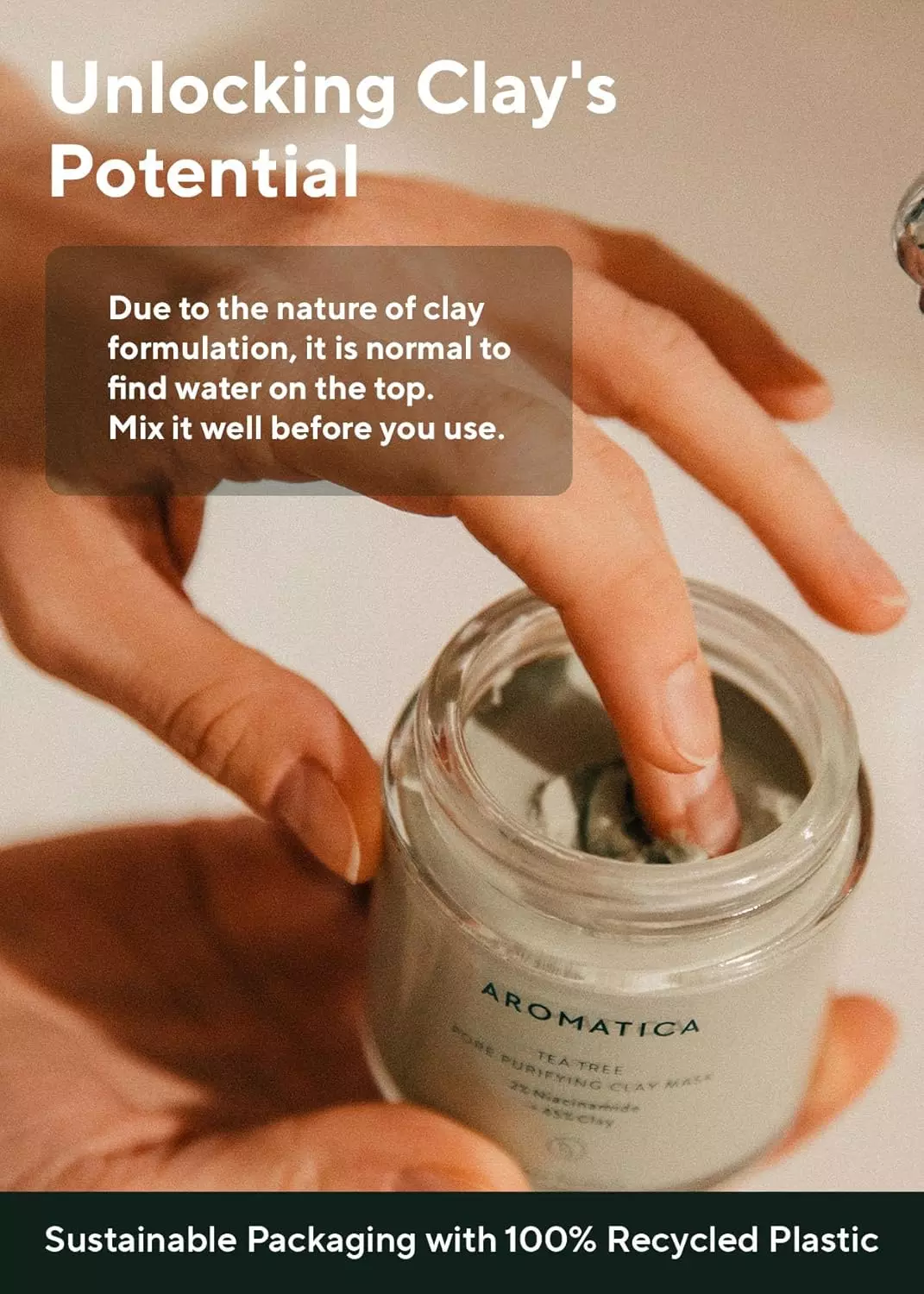 Aromatica Tea Tree Pore Purifying Clay Mask (120g)