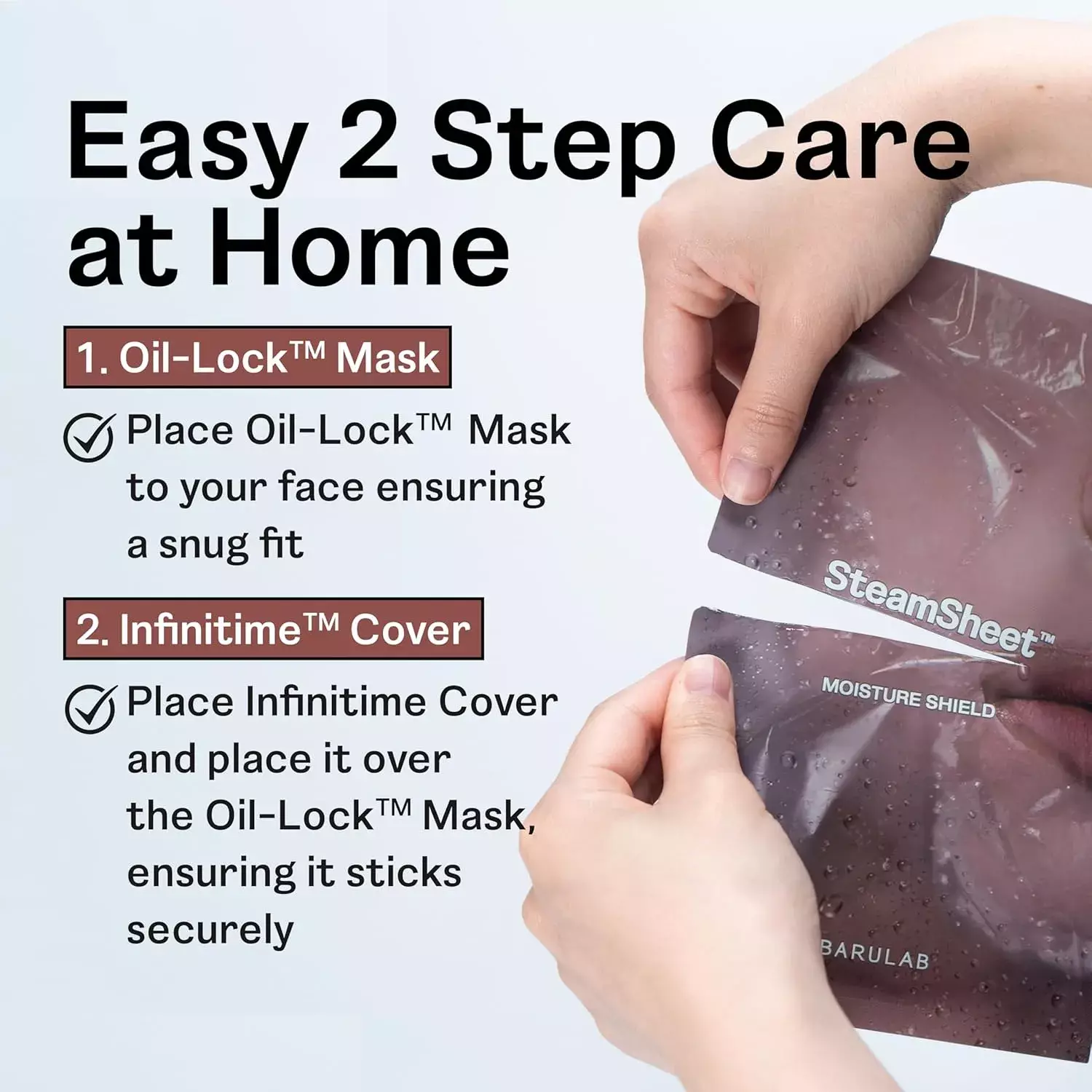 Barulab SteamSheet Moisture Shield Oillock Facial Mask (22g)