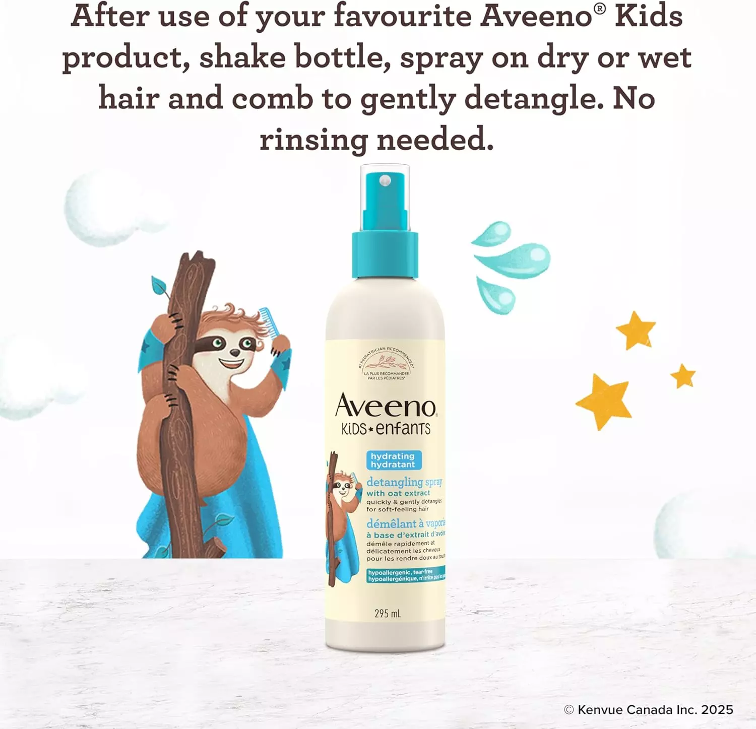 Aveeno Kids Detangling Spray (295ml)