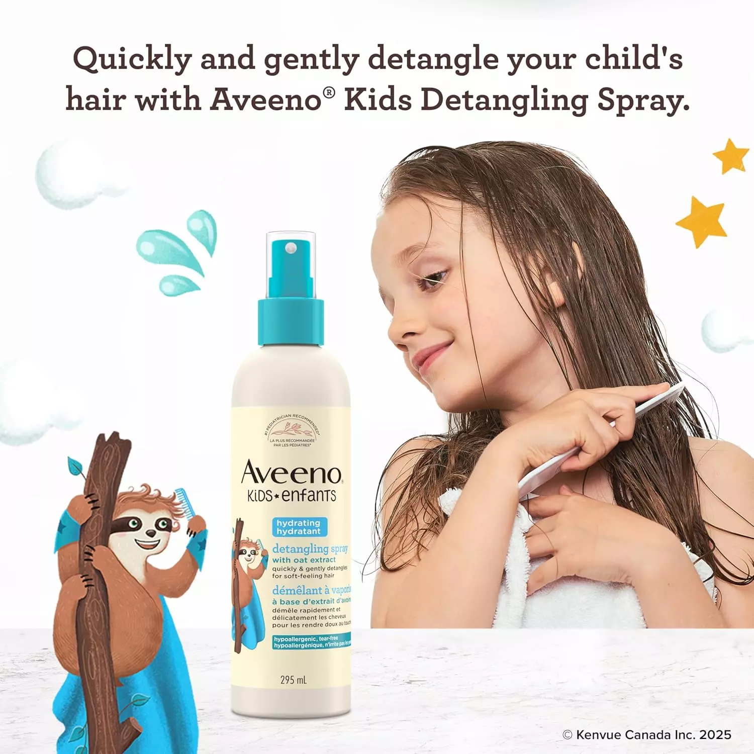 Aveeno Kids Detangling Spray (295ml)