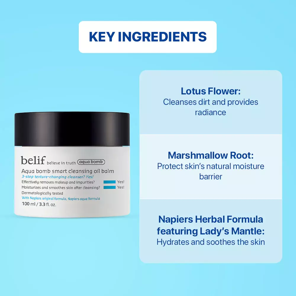 Belif Aqua Bomb Smart Cleansing Oil Balm (100ml)