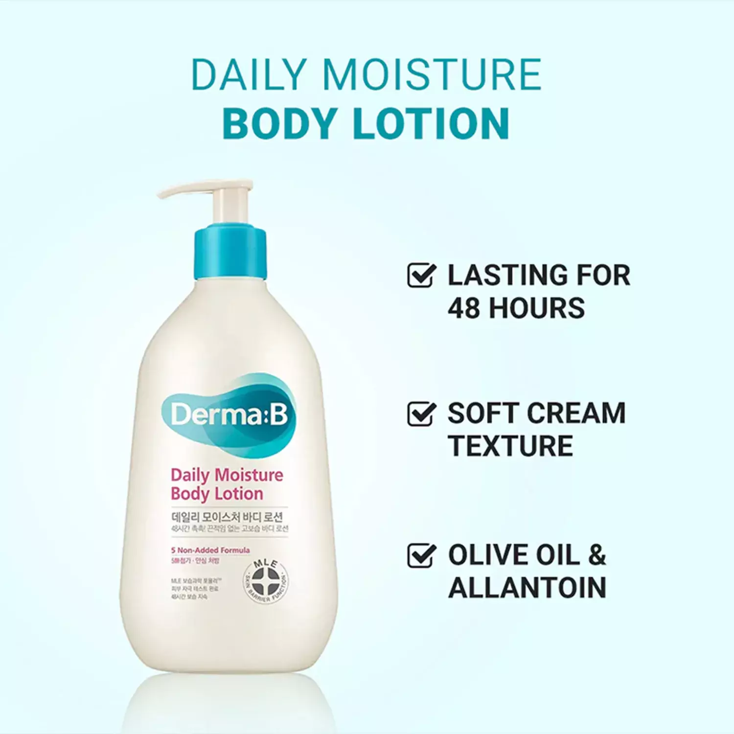 Derma:B Daily Moisture Body Lotion 257ml