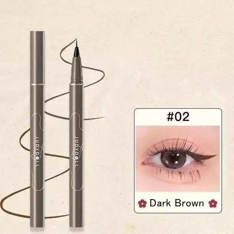 Gecomo Liquid Eyeliner Pen - #2 Dark Brown (1ml)