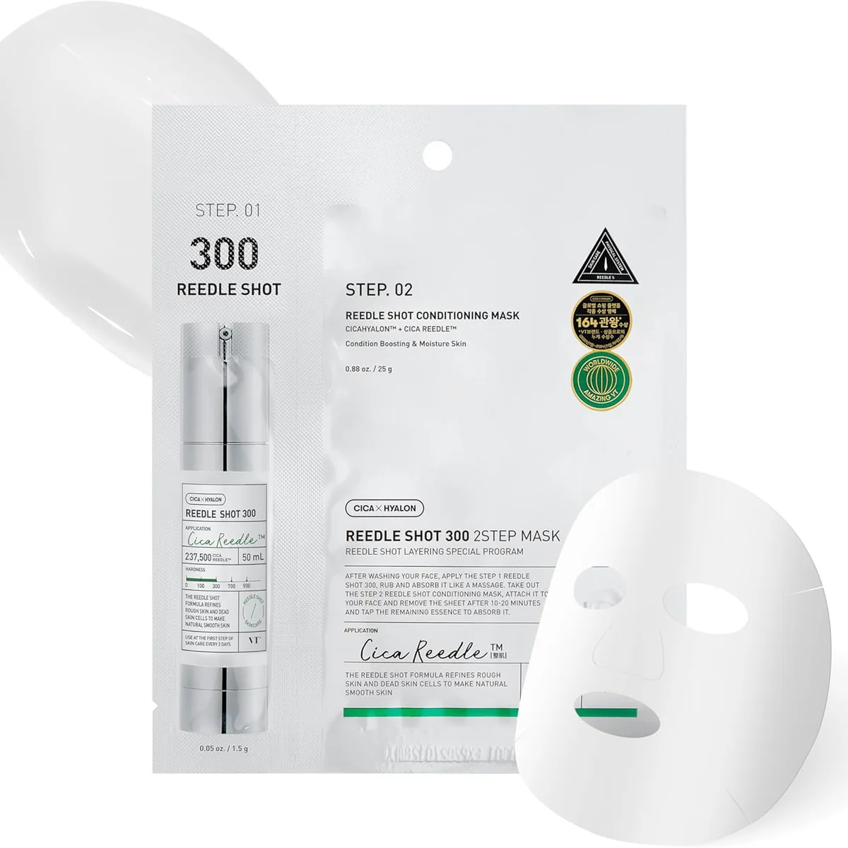 VT Cosmetics Reedle Shot 300 Conditioning 2-Step Mask Sheet