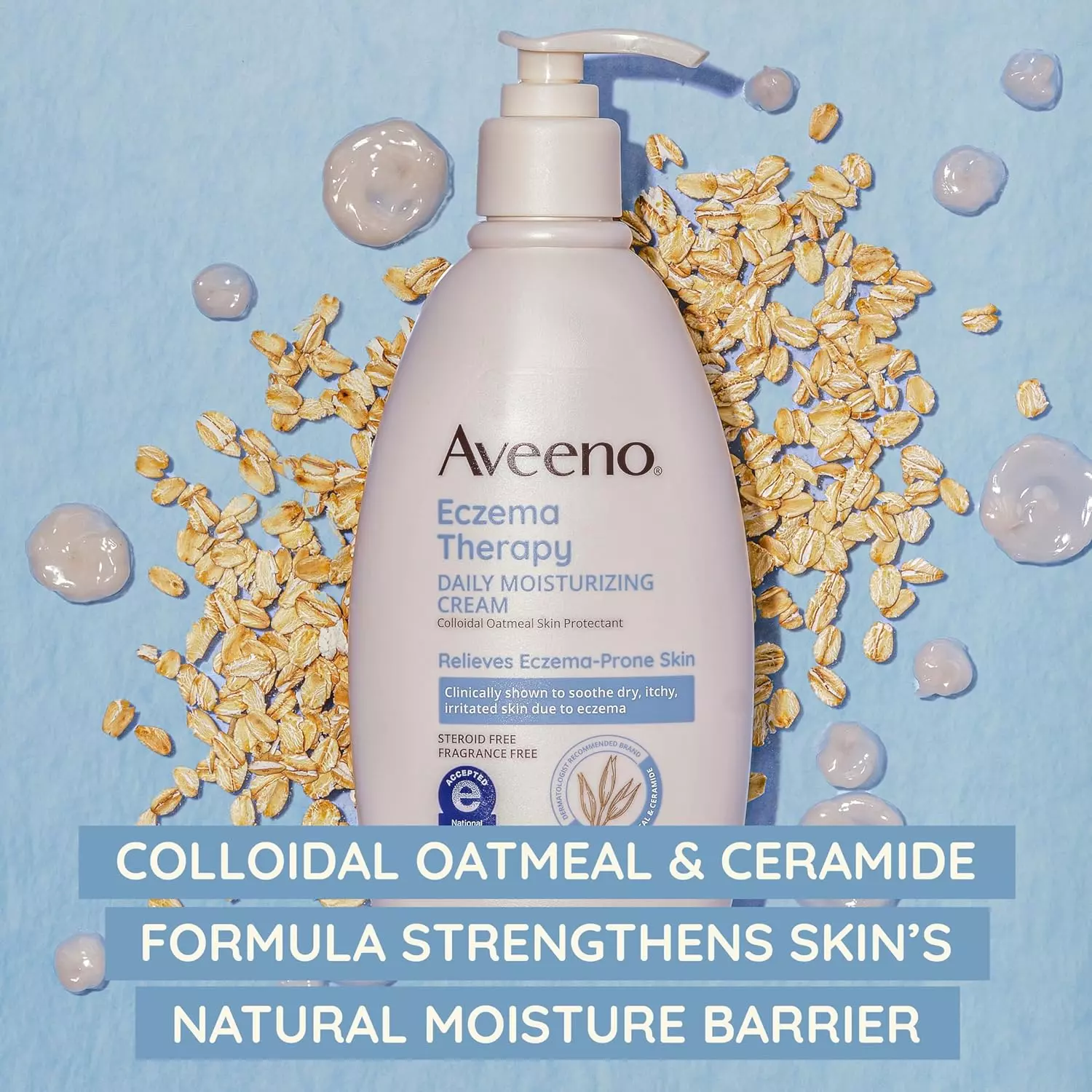 Aveeno Eczema Therapy Daily Moisturizing Cream (206g)
