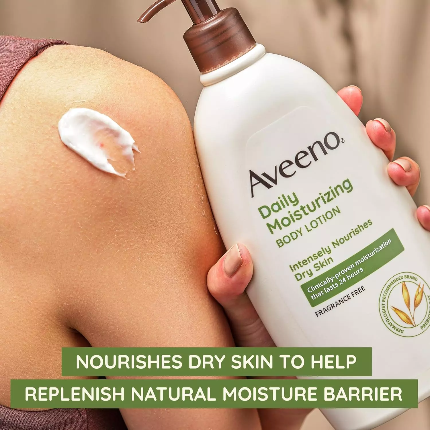 Aveeno Daily Moisturizing Sheer Hydration Dry Skin Lotion (350ml)