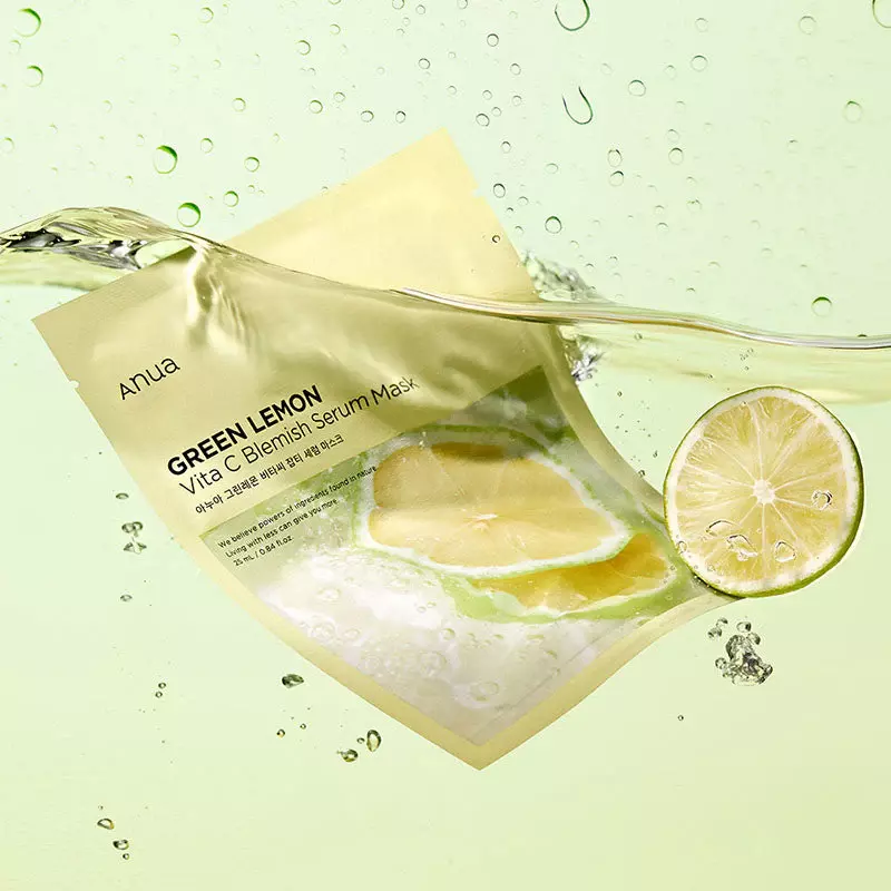 Anua Green Lemon Vita C Blemish Serum Mask (25ml)