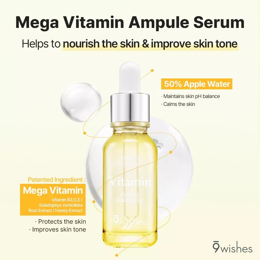 9Wishes Mega Vitamin Ampule Serum