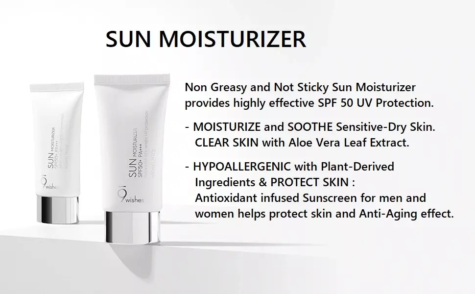 9Wishes Sun Moisturizer SPF50+ PA+++