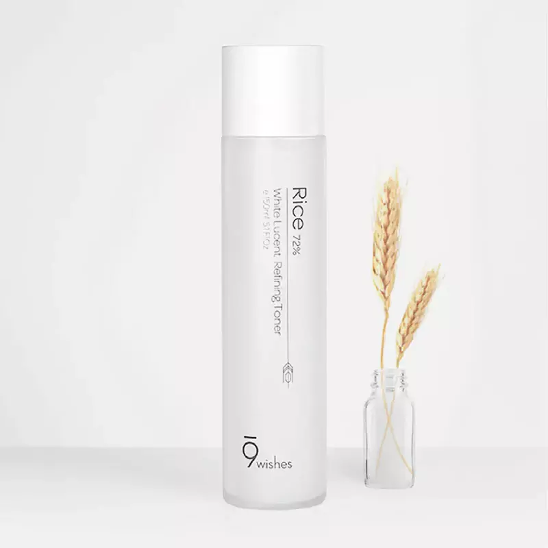 9wishes Rice 72% White Lucent Refining Toner