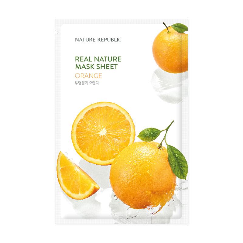 Nature Republic Real Nature Orange Mask Sheet