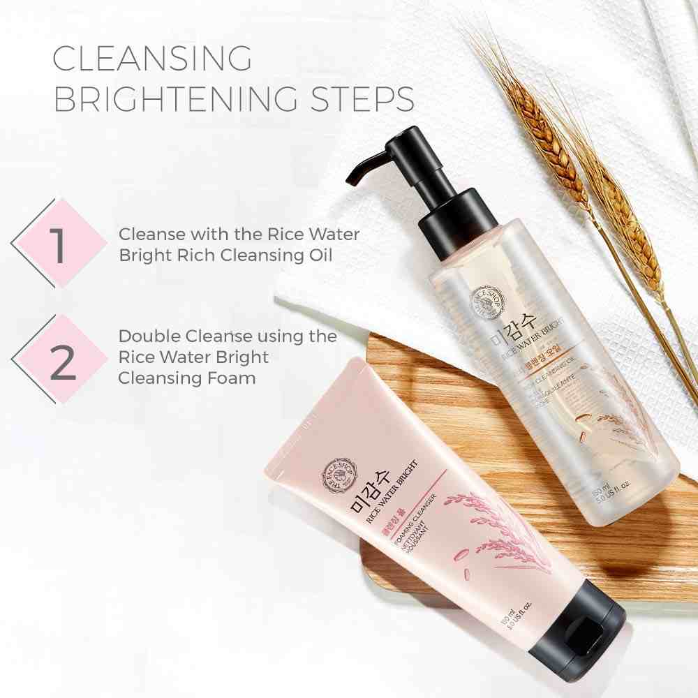 The Face Shop Rice Water Bright Facial Cleansing Oil