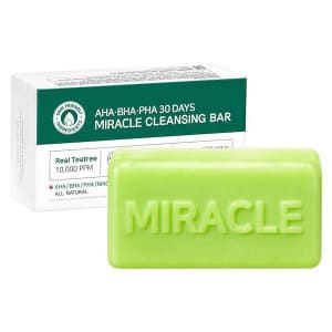 Some By Mi AHA BHA PHA Miracle Soap + Miracle Toner + Snail Truecica Miracle Serum Set (Oily & Acne Scar Treatment)