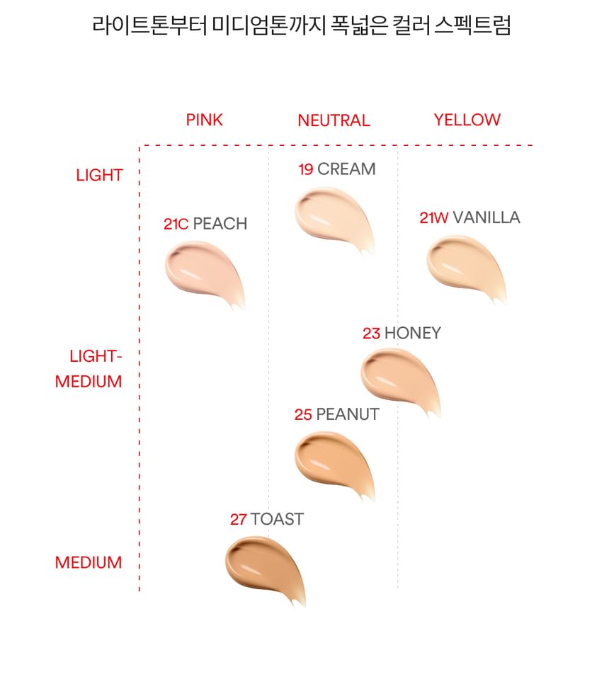 Tocobo Apple Dewy Fit Cushion SPF50+PA++++ - 23 HONEY