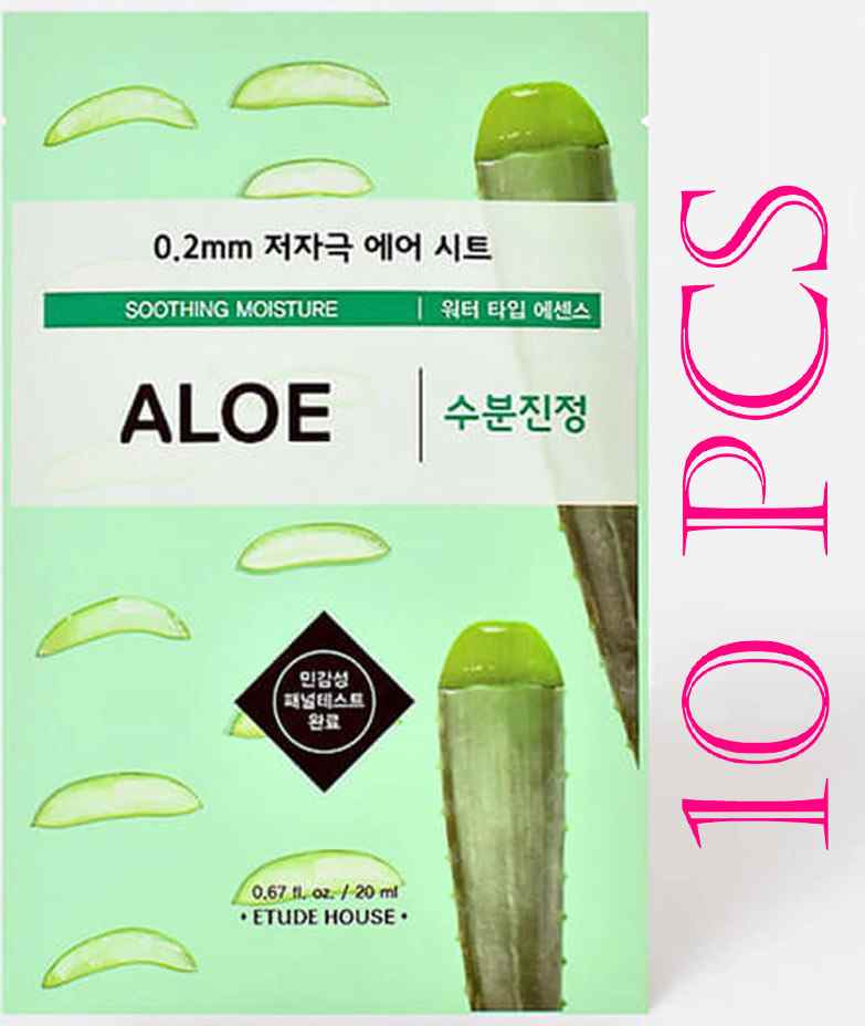 Etude House 0.2 Therapy Air Mask - Aloe (10 pcs)