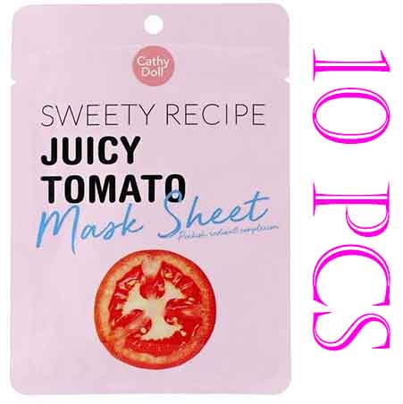 Cathy Doll Sweety Recipe Juicy Tomato Mask Sheet (10 pcs)