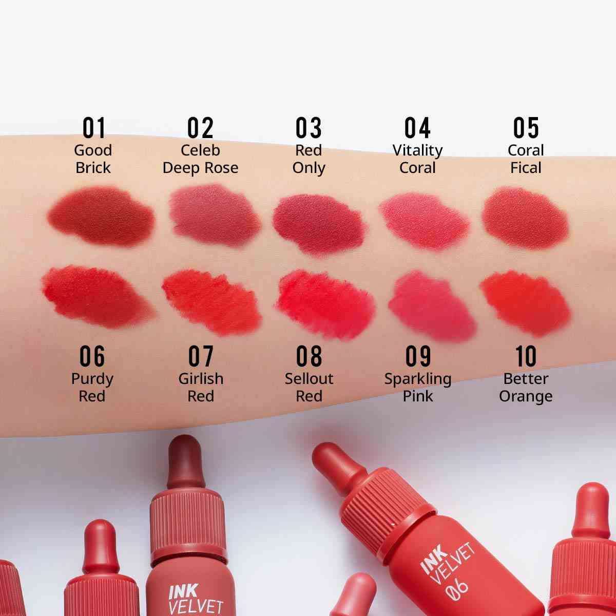 Peripera Ink Velvet Lip Tint #02 CELEB DEEP ROSE