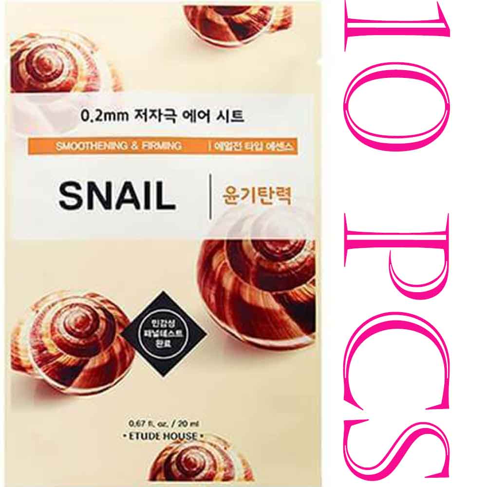 Etude House 0.2 Therapy Air Mask - Snail (10 pcs)