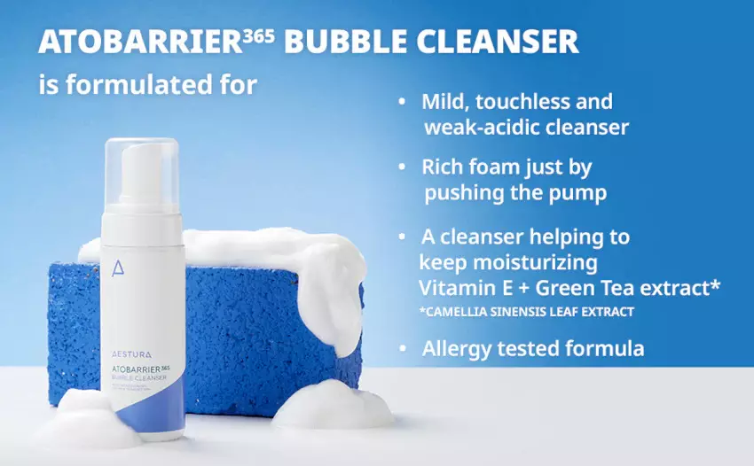 Aestura Atobarrier 365 Bubble Cleanser