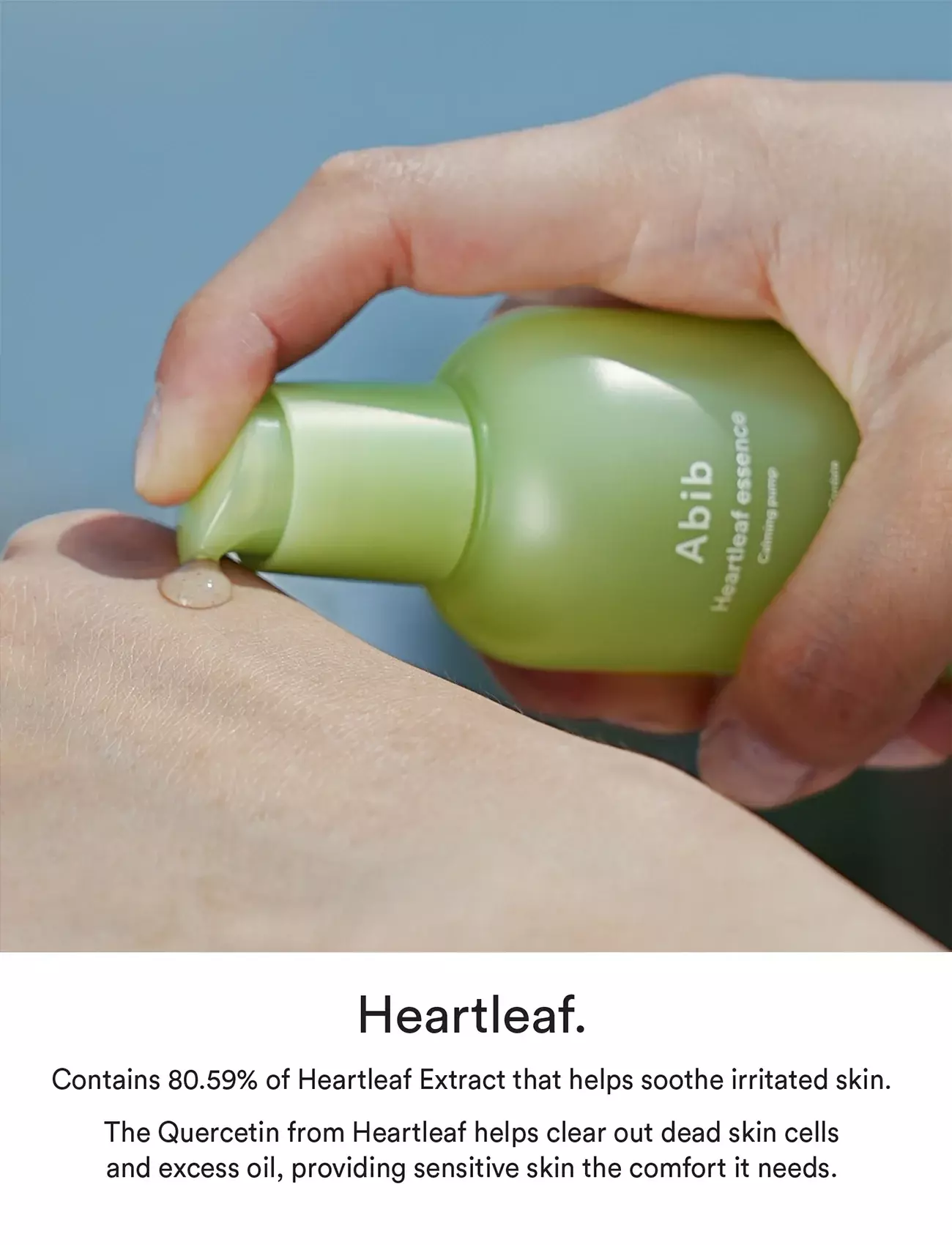 Abib Heartleaf Essence Calming Pump