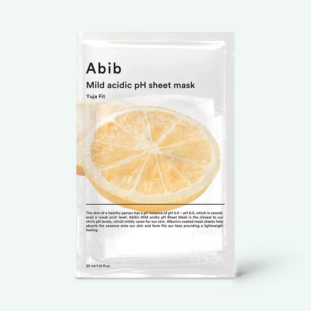 Abib Mild Acidic pH Sheet Mask Yuja Fit
