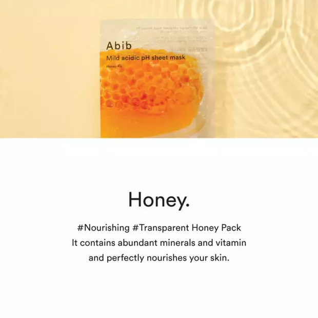 Abib Mild Acidic pH Sheet Mask Honey Fit