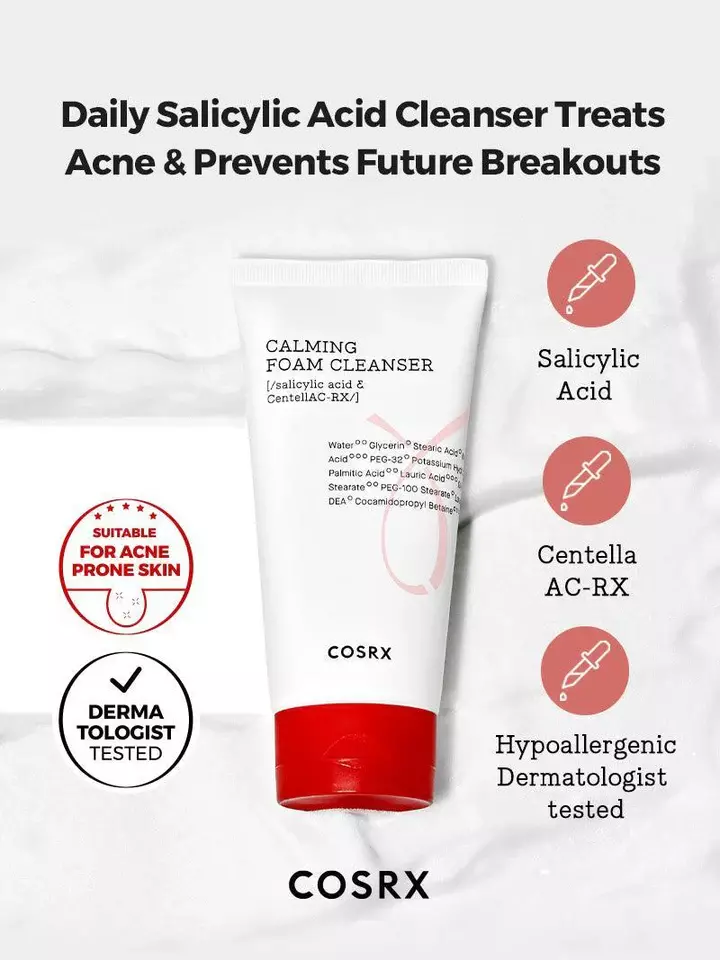 Cosrx AC Collection Calming Foam Cleanser (150ml)