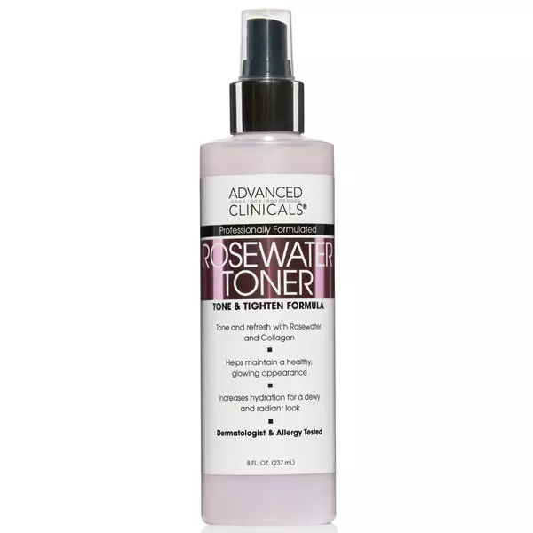 Advanced Clinicals Rose Trio [ Advanced Clinicals Rosewater Toner, Advanced Clinicals Bulgarian Rose Anti-Aging Rescue Cream, Advanced Clinicals Collagen + Rosewater Facial Mist ]