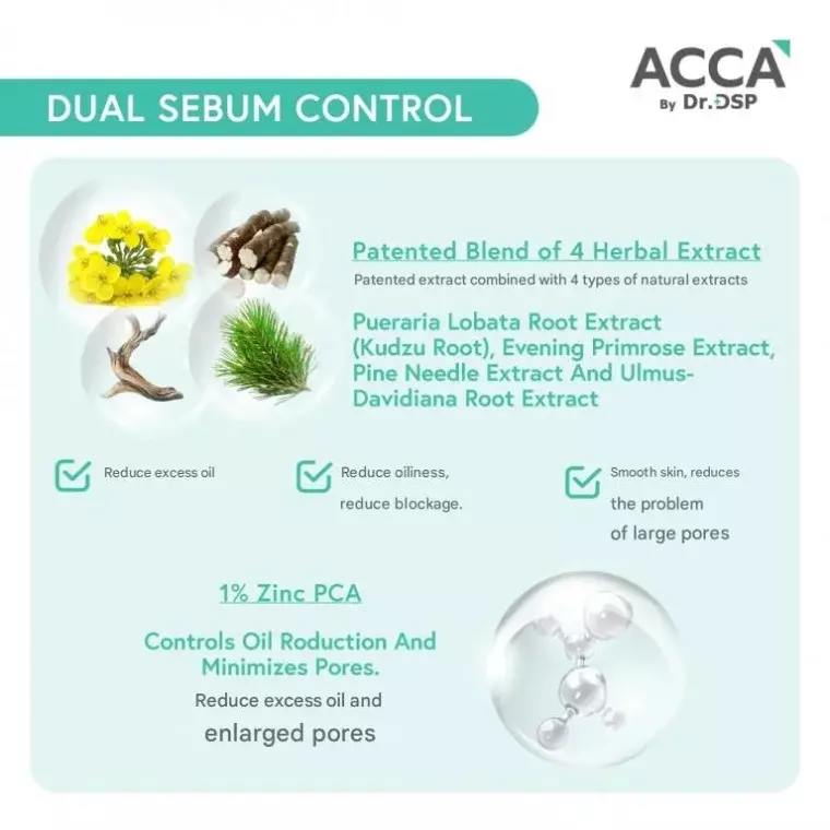 Acca by Dr.DSP Sebum Control Facial Cleanser (100gm)