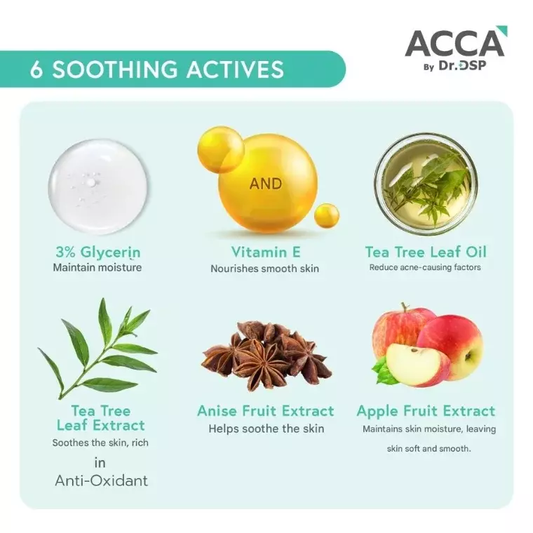 Acca by Dr.DSP Sebum Control Facial Cleanser (100gm)
